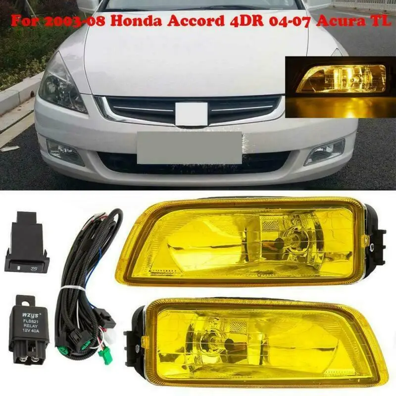 1 пара передние противотуманные светильник ры для Honda Accord 4DR 2003-2008 |