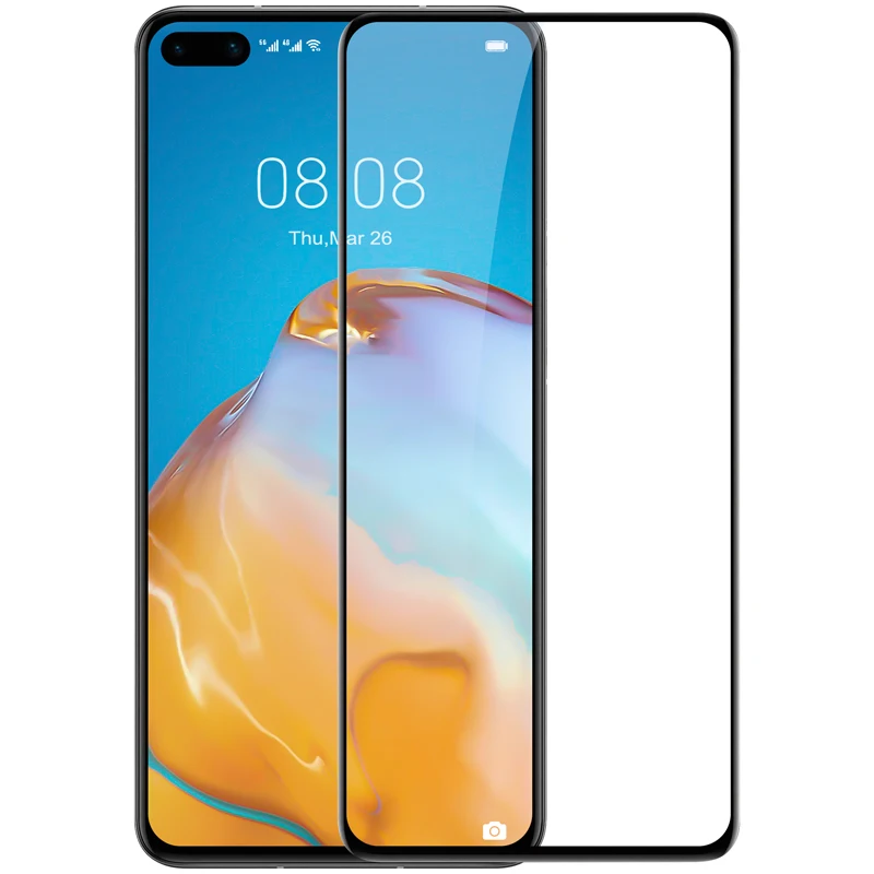 Для Huawei P40 NILLKIN CP + PRO Полное покрытие закаленное стекло для защитная пленка