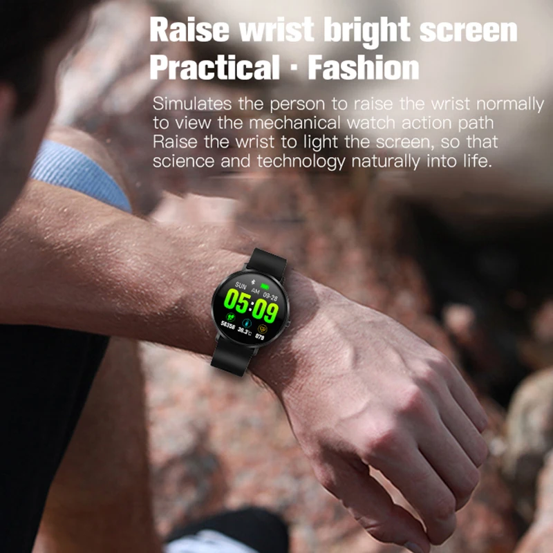 IP67 водонепроницаемые спортивные умные часы Relojes Inteligentes сплав дизайн процесса