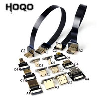 fpv micro hdmi compatible 90 degree connector fpc flexible flat mini hdmi ribbon cable ffc 20pin for drone gopro dslr gimbal kit