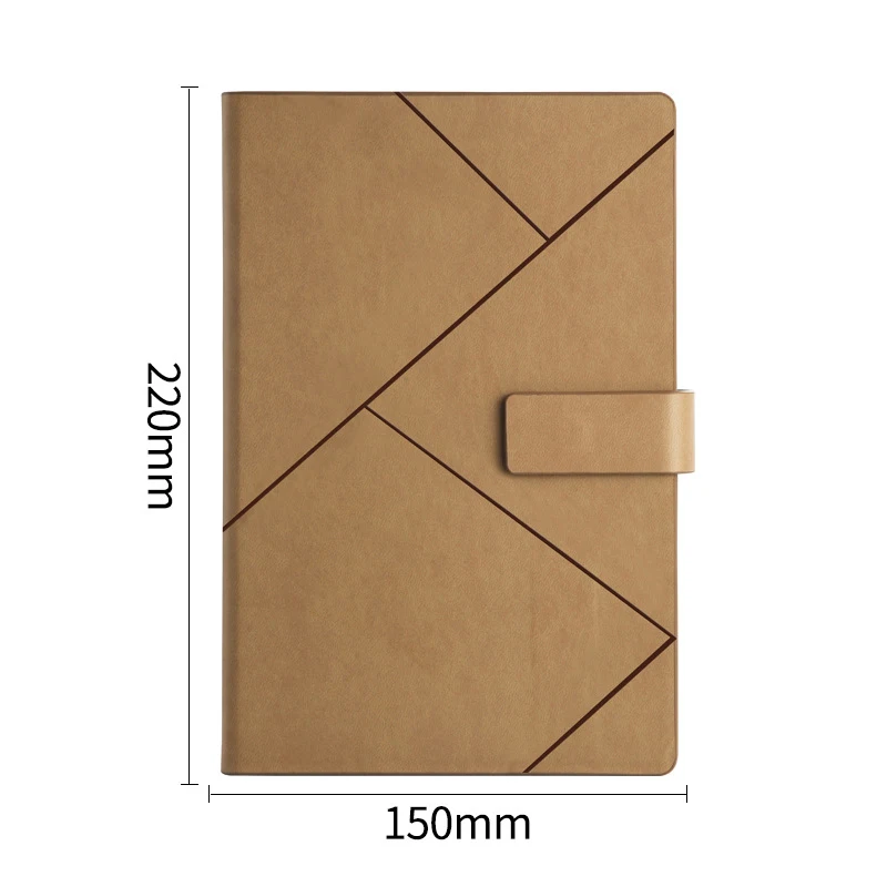 

Imitation Leather High-End Diary Notepad A5 Notebook Paper Pocketbook Diary Journal Geometric Pattern School Office Stationery