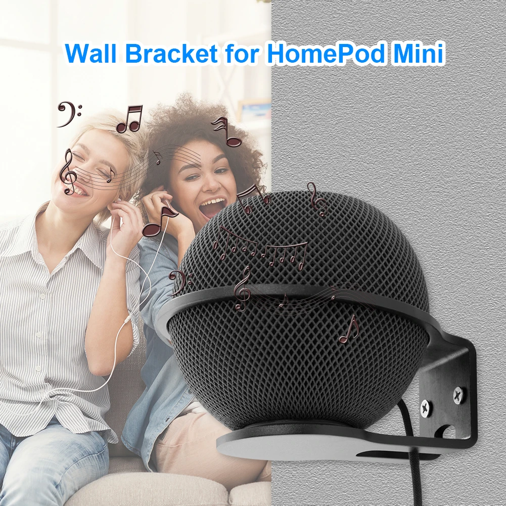 Apple HomePod mini smart speakers Wall Mount for Mini Metal Holder Bracket with Mounting Accessories | Электроника