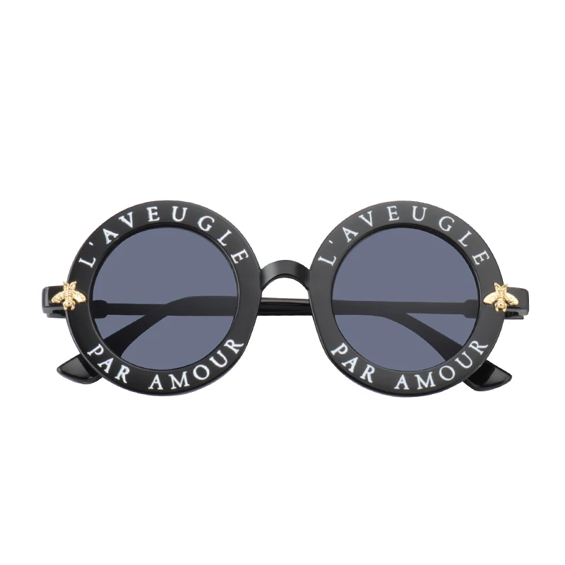 Солнцезащитные очки в металлической оправе для мужчин и женщин с круглыми