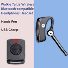 Беспроводная bluetooth-гарнитура Retevis, рация с беспроводным PTT и адаптером для Kenwood Baofeng UV-5R UV82