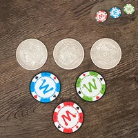 stc coin set magic tricks close up coin change penetrate magia multiplying silver coins to chip magie illusion gimmick props