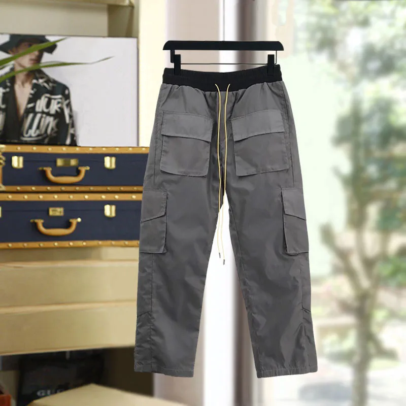 Брюки-карго Rhude мужские женские повседневные с сетчатым нейлоновым подкладом