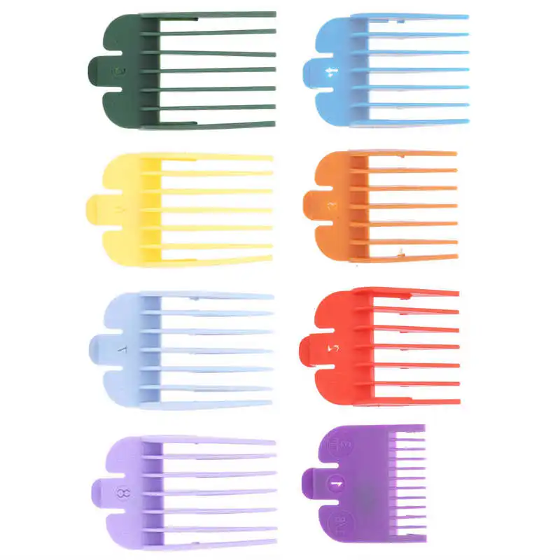 

Clipper Guards Guide Comb Set Colorful Replacement Attachment Cutting Guards for Hair Clipper Trimmer Clipper Guide Combs Set