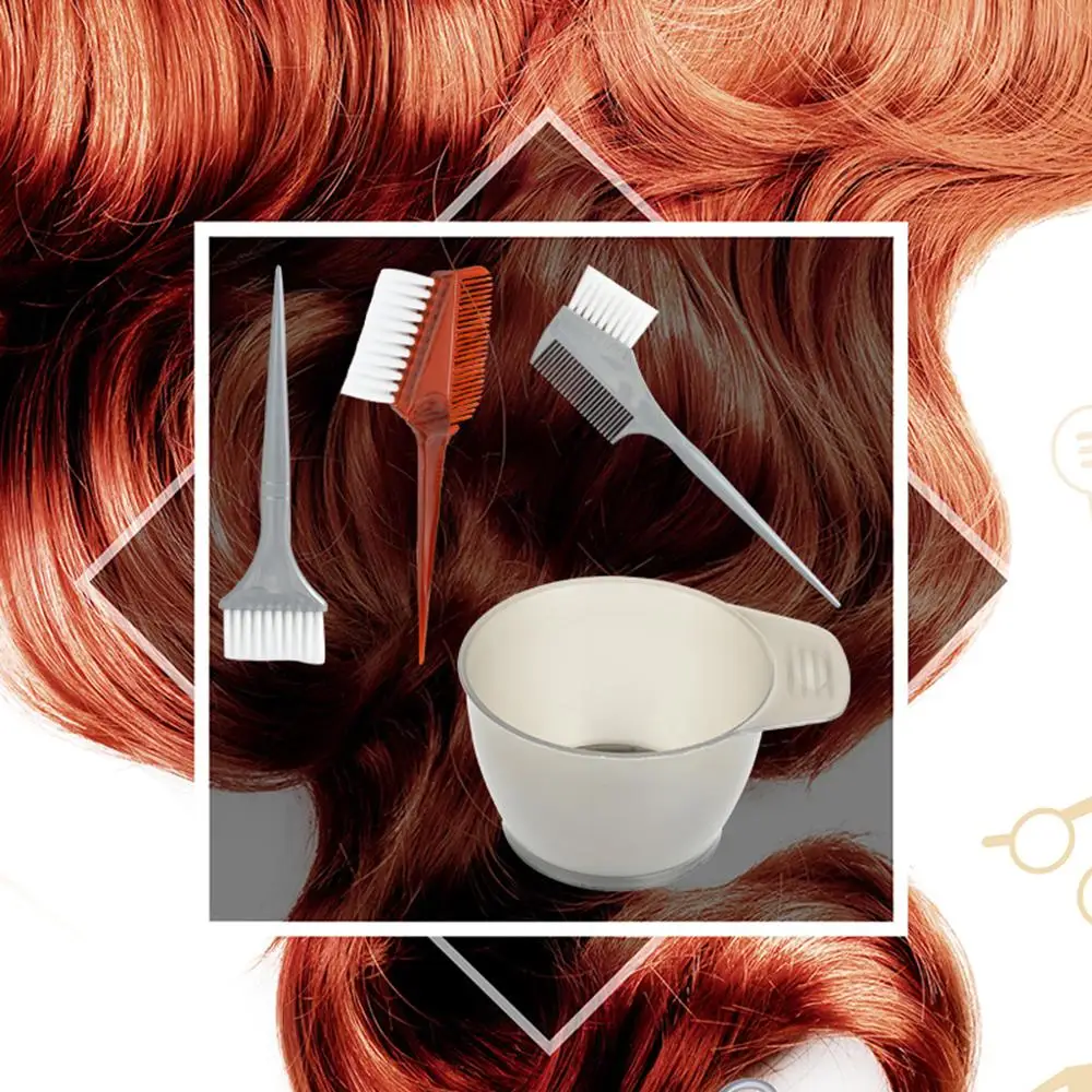 Набор профессиональных инструментов для окрашивания волос щетка расчески чаша