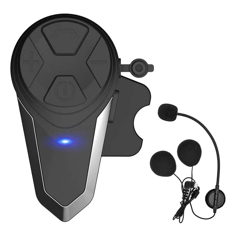 

1200M BTS3 Bluetooth Helmet Intercom IPX7 Waterproof BT 3.0 with FM Headset Motorcycle Bluetooth Helmet Intercom