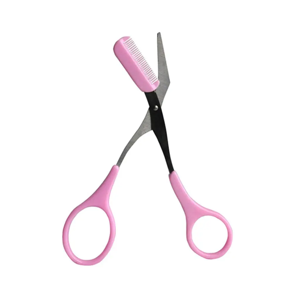 

Mini Brow Class Cutting Scissors Easy-to-use Women Eyebrow Trimmer With Comb Cutting Scissors Trimmer Eyebrows Aid