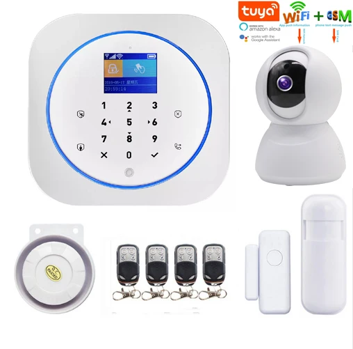 Yobang охранный дом офисная охранная Аварийная сигнализация wifi gsm Поддержка Tuya