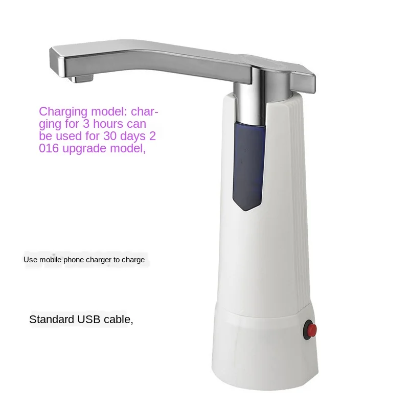 

USB wireless electric water pump barreled water vertical straight water dispenser drinking pump outdoor WD54