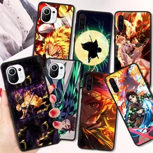 Kimetsu No Yaiba Fundas Shockproof Case For Xiaomi Poco X3 NFC M3 Pro Bag Soft Cover For Redmi 9T 11 Note 10 10T Lite 5G Shell