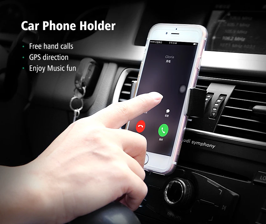 Автомобильный держатель Ugreen для iPhone X, XS, 8, держатель для телефона в машине, Поворот на 360 градусов, автомобильный держатель для телефона, держатель для мобильного телефона, подставка