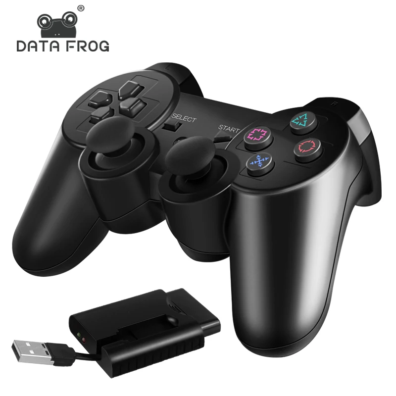2,4G беспроводной игровой контроллер для PS2/PS3 дистанционный геймпад для Android телефона/tv Box/Smart tv джойстик Вибрационный геймпад для ПК