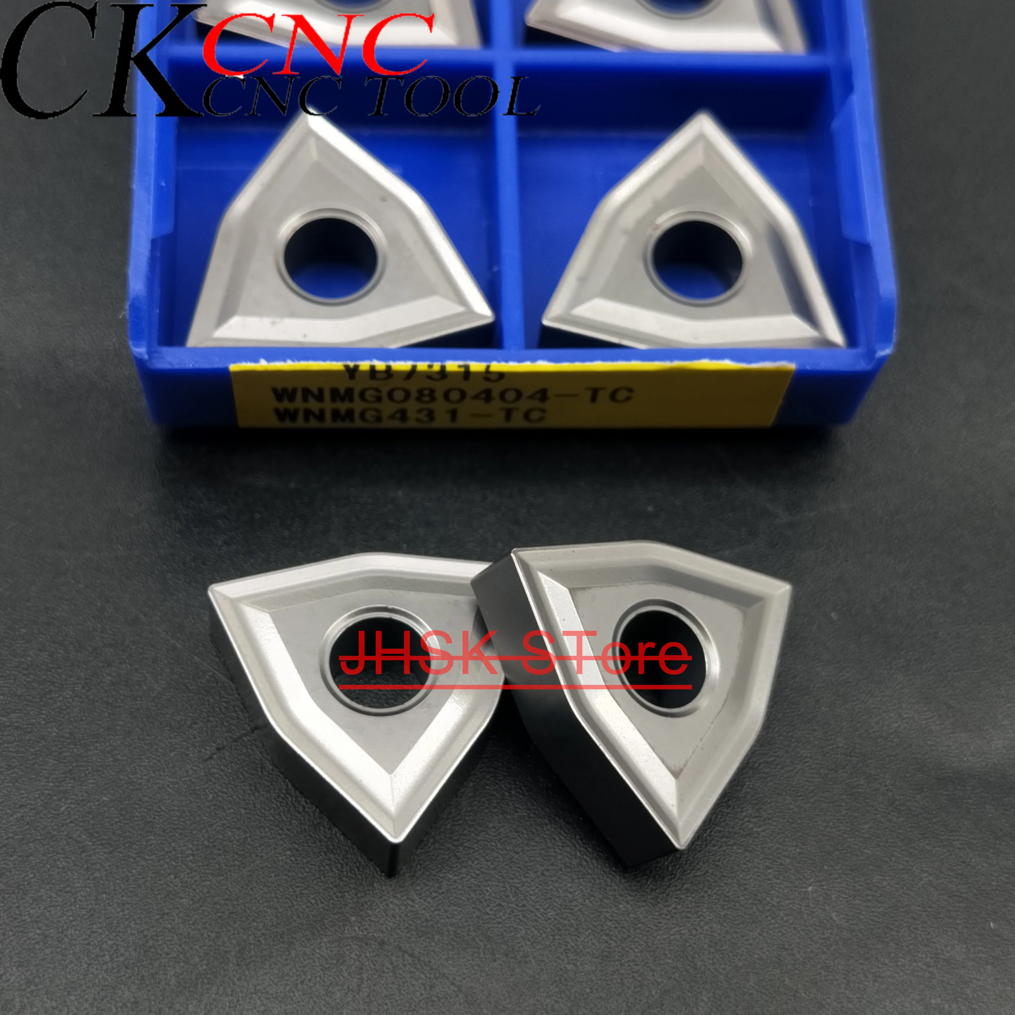 

5pcs 10pcs 100% original CNC lathe blade WNMG080404-TC YB7315 hard alloy blade special knife for processing cast iron gray iron