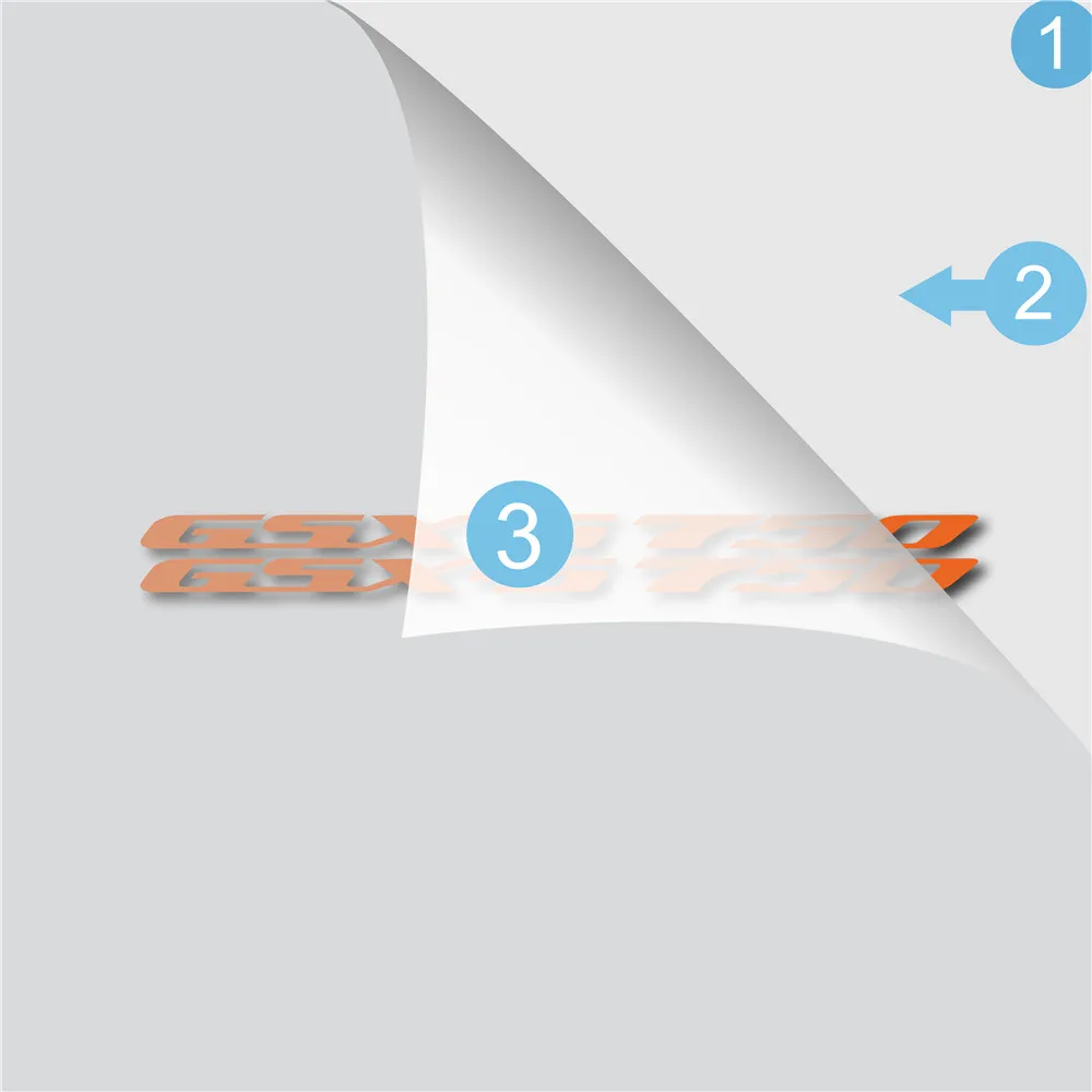 

New Motorcycle Bicycle Fuel Tank Sticker Wheel Helmet MOTO Waterproof reflective Logo For SUZUKI GSX-S750 gsxs750