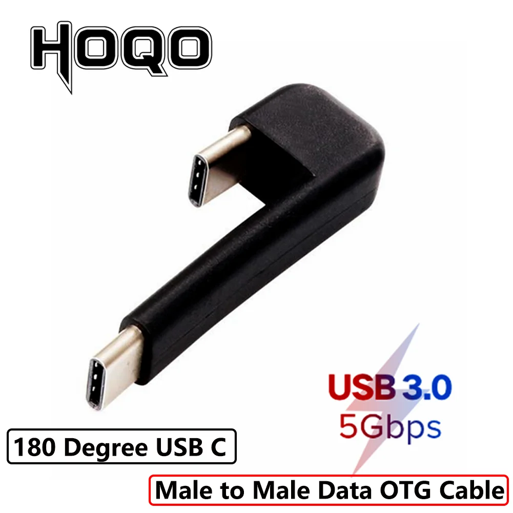 Высококачественный USB Type C к 3 1 Мужской синхронный зарядный OTG 180 градусов кабель