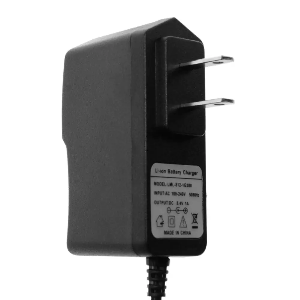 8.4V 1A Power Adapter Li-ion Battery Charger with LED Indicator 2.1x5.5mm Interface Suitable for 7.2V 7.4V 2-String Lithium | Электроника