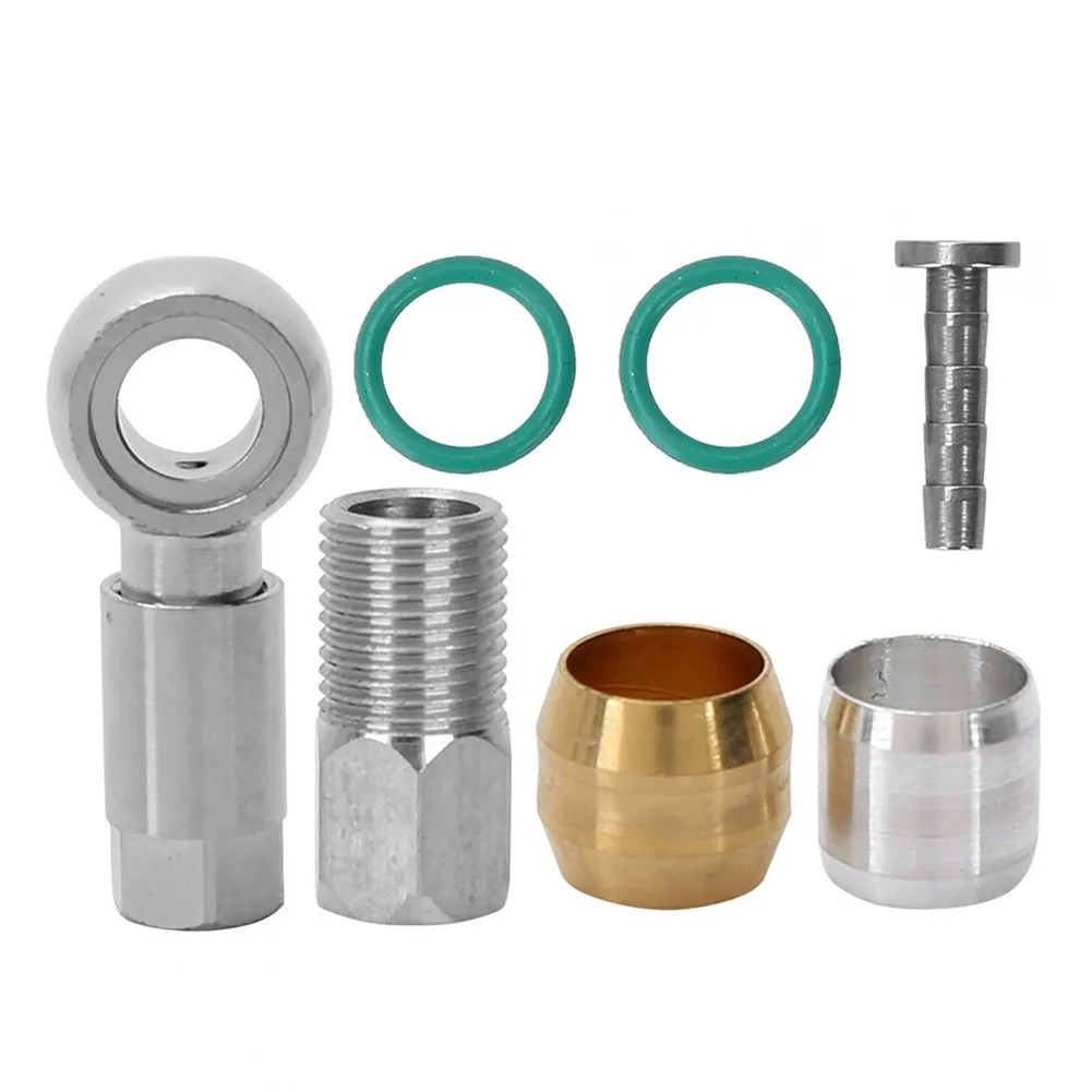 

BH90 Cable End Banjo Set Connect Insert FOR-Shimano Hydraulic Disc Brake Hose Replace Oil Needle Olives Sealing Ring Screw Kit