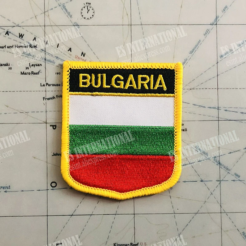 Один комплект тканевых аксессуаров для рюкзака нашивки с вышивкой на руку и