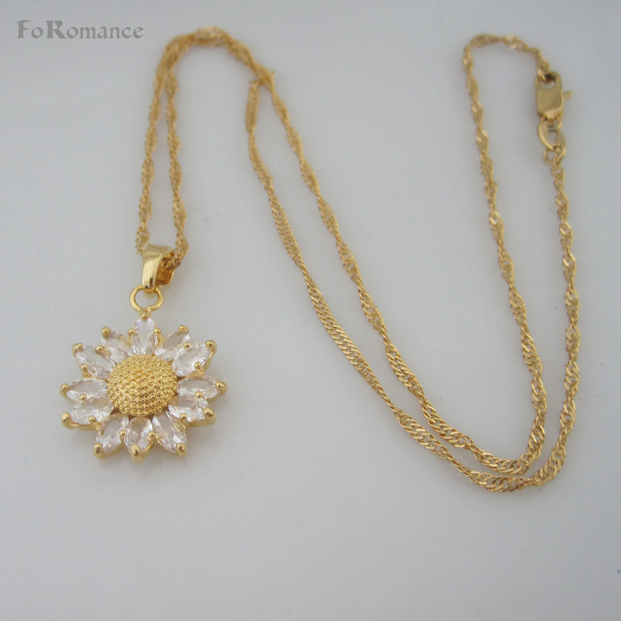 Заказ 10 $ отправка с отслеживанием/желтое золото GP 18 &quotожерелье в виде водной