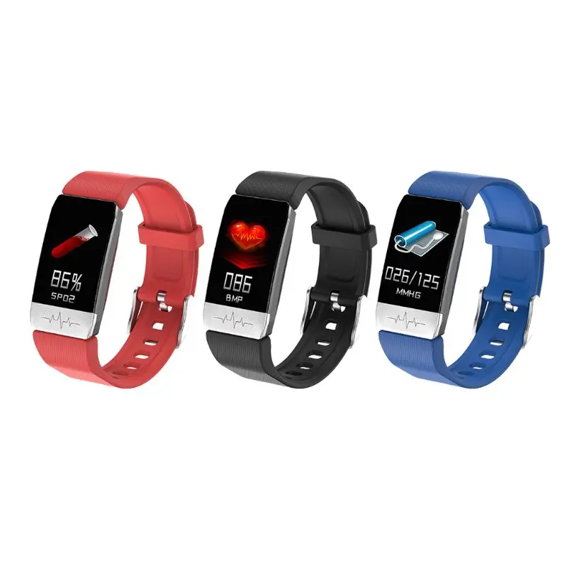 

2022 New T1S Smart Bracelet Tempurature Heart Rate Monitor Bluetooth Fitness Sport Watch