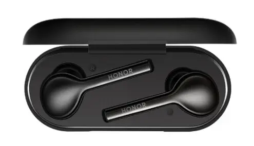 Black Оригинальные беспроводные наушники huawei Honor Flypods Lite, водонепроницаемые, IP54, управление нажатием, Беспроводная зарядка, Bluetooth 4,2 - Цвет: Black