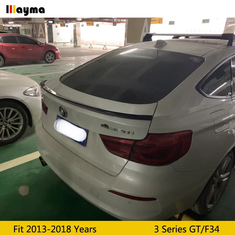 Задний спойлер для багажника BMW 3 series GT 320i 328i 330i 335i 2013 - 2018 F34 CF с крыльями 3D стиль |