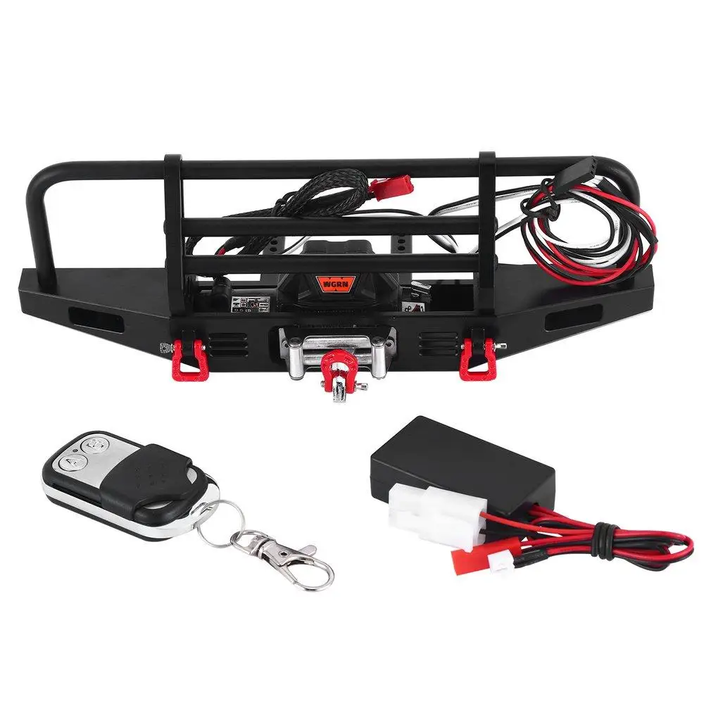 

Metal Front Under Bumper with Winch Base for TRAXXAS TRX4 G500 TRX6 G63 RC Car Parts Accessories with Third Channel Link Line