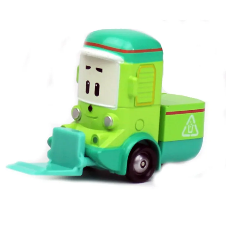 Купить 3 получить 5% Robocar Poli Фигурки детские игрушки Робот Поли Рой Хейли Аниме Металл Фигурку Игрушечный автомобиль для детей Подарок на день рождения