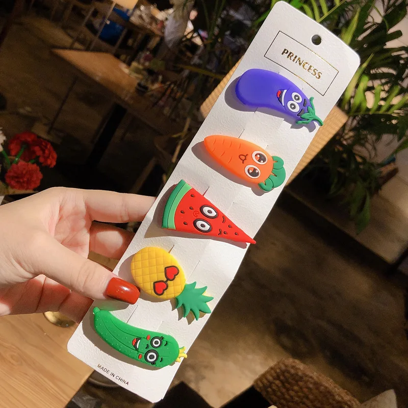 5 шт./компл. милые для маленьких девочек Заколки волос со стразами заколки с