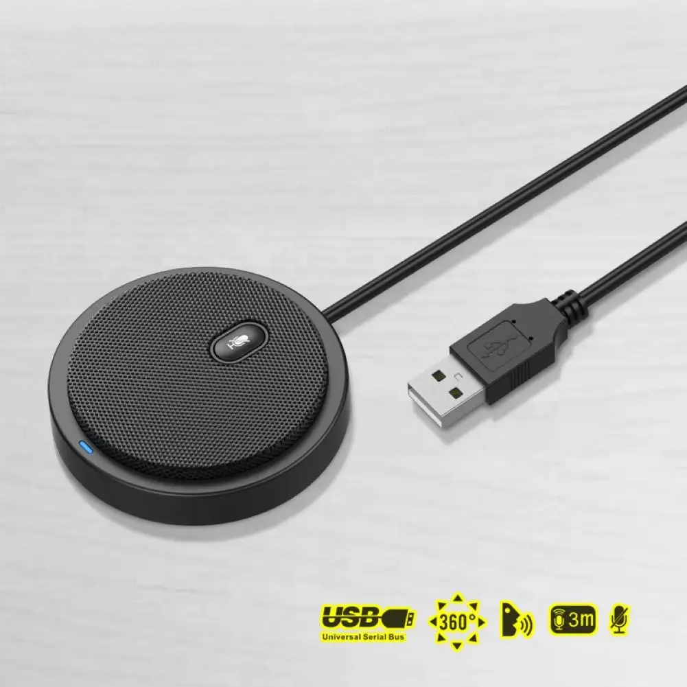 

USB конденсаторный микрофон, микрофон для встреч, бизнес-конференций, компьютерных игр