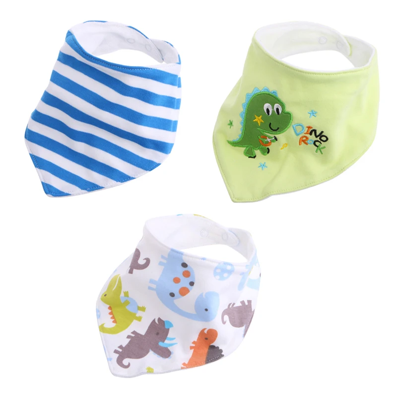 

3Pcs Baby Girls Boys Kids Triangle Head Scarf Bandana Bibs Saliva Towel Dribble 85DE