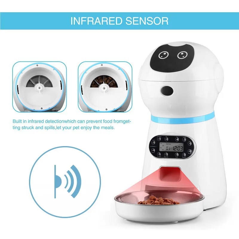 3.5L Умная автоматическая кормушка для домашних животных миска кошек и собак