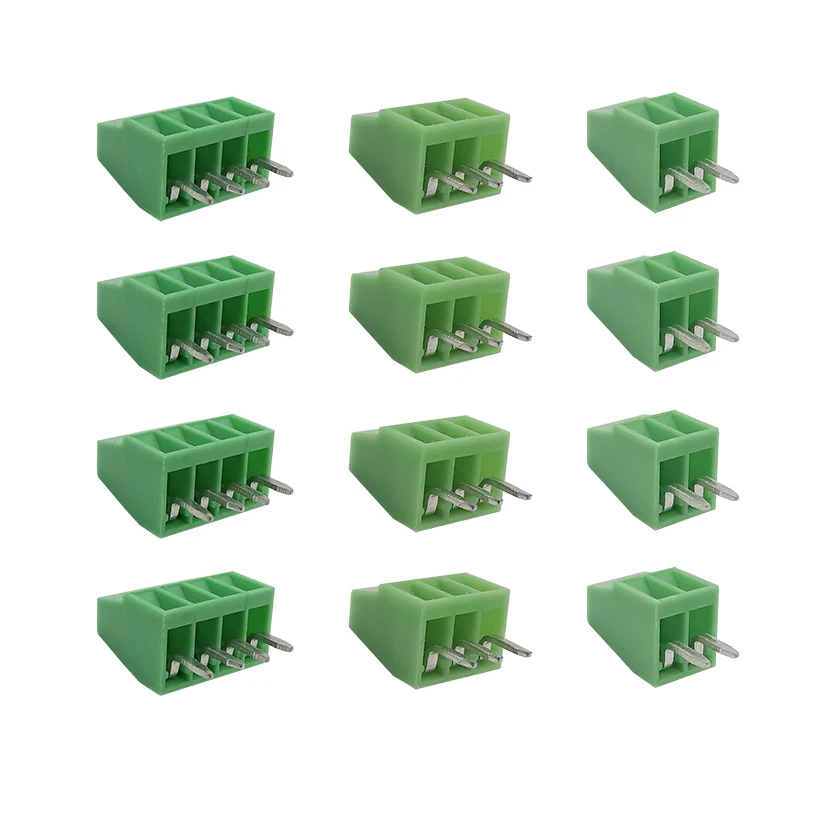 10 шт./лот KF120 2 54 мм шаг 2P 3P 4P Прямой штырь PCB винтовой клеммный блок коннектор 2Pin 3Pin