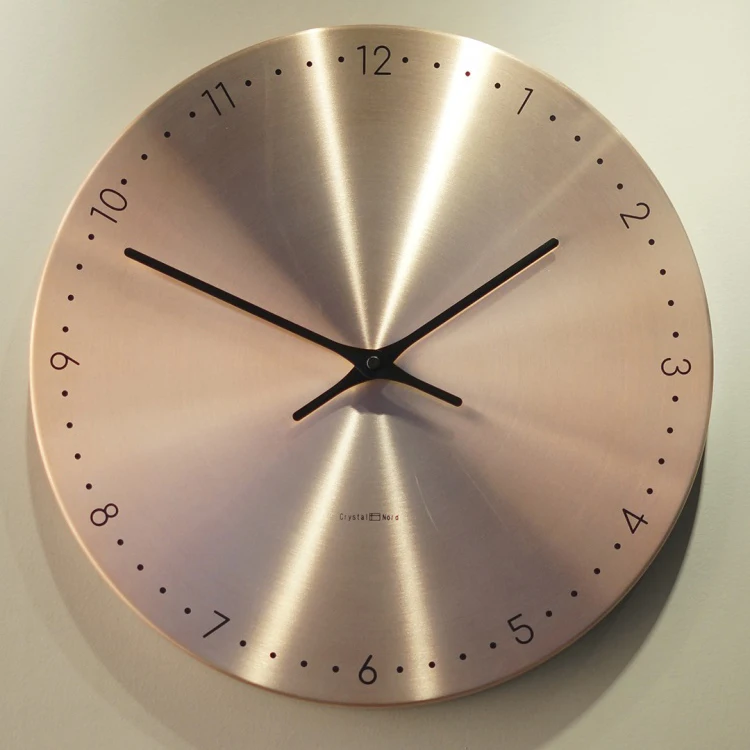 Скандинавские металлические настенные часы современный дизайн креативные