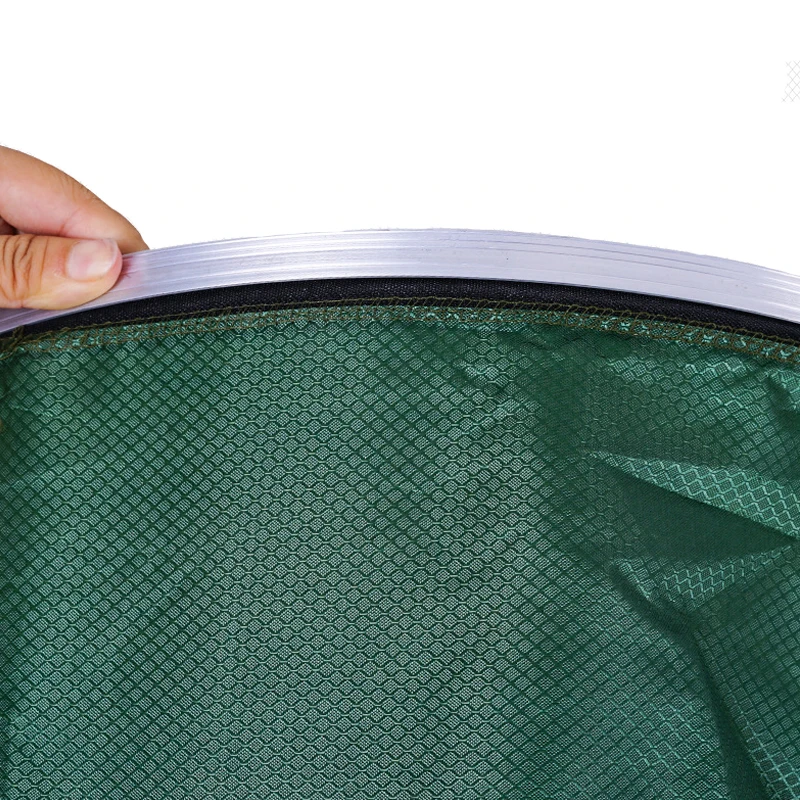 Рыболовная сеть 5 слоев нейлоновая складная с двойной петлей из нержавеющей