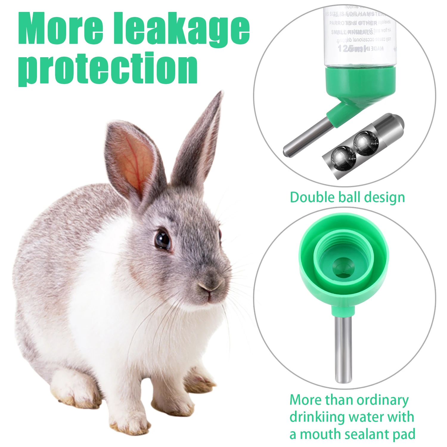 4 упаковки бутылка для воды в виде морской свинки без капель не содержит Бисфенол