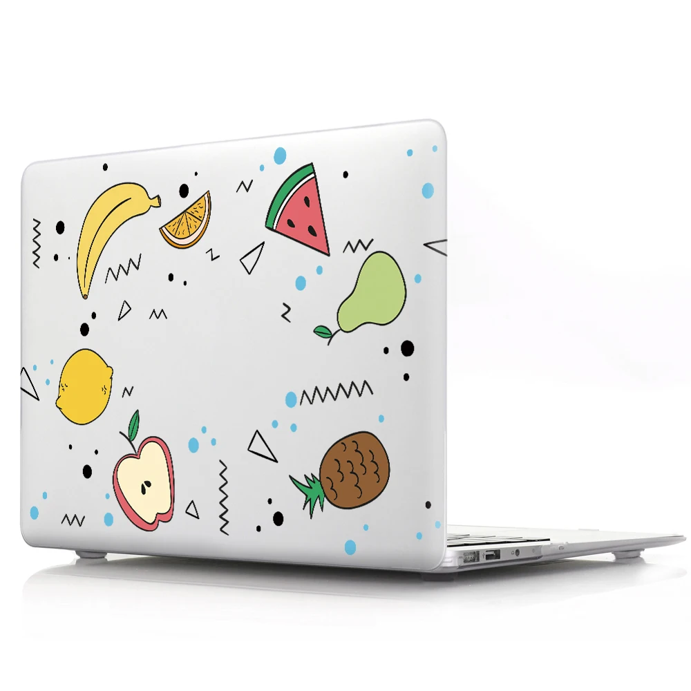 Чехол для ноутбука с рисунком фруктов MacBook Air 11 13 2018 Pro retina 12 15 чехол жесткий ПВХ Mac