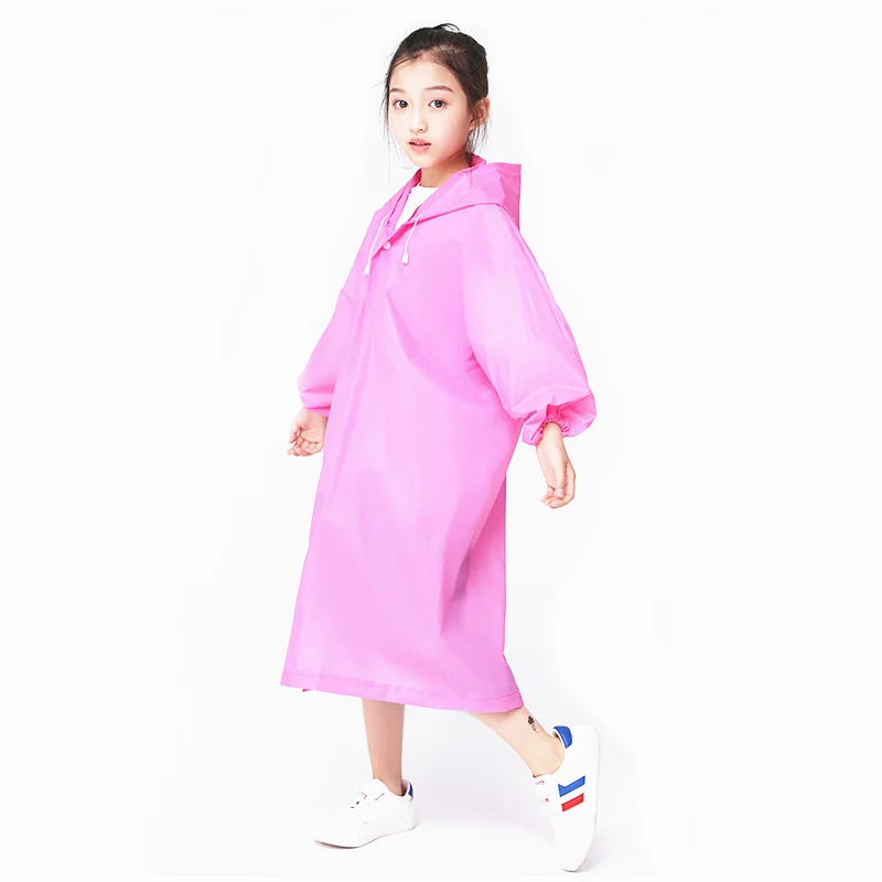 2020 New Arrival EVA Children Raincoat Thickened Waterproof Rain Coat Kids Transparent Tour Rainwear Student Rainsuit | Дом и сад