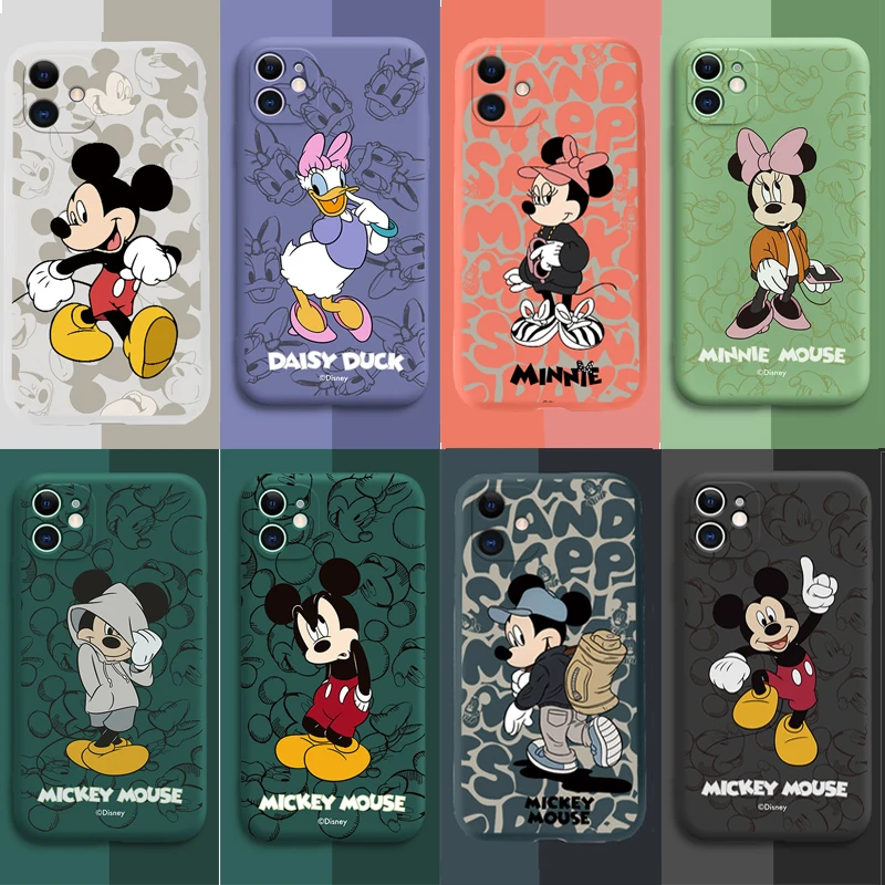 

Disney Phone Case for HUAWEI P30/P40/MATE20/MATE30/NOVA7/NOVA6/NOVA5 Minnie Mouse Mickey Mouse Protection Cover Skin Shell