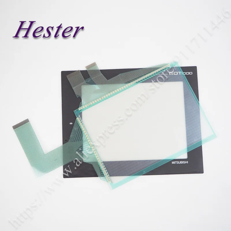 

Touch Screen Panel Digitizer for GT1562-VNBA GT1565-VTBD GT1565-VTBA Touch Glass with Overlay Protective Film