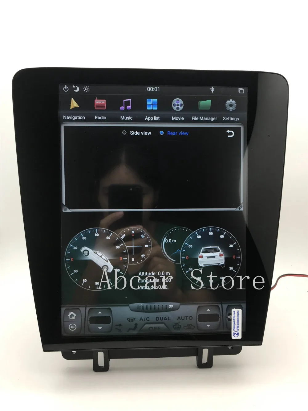 12," Тесла стиль Android 8,1 автомобильный dvd плеер gps навигации для Ford Mustang 2010 2011 2012 2013 стерео радио ips px6