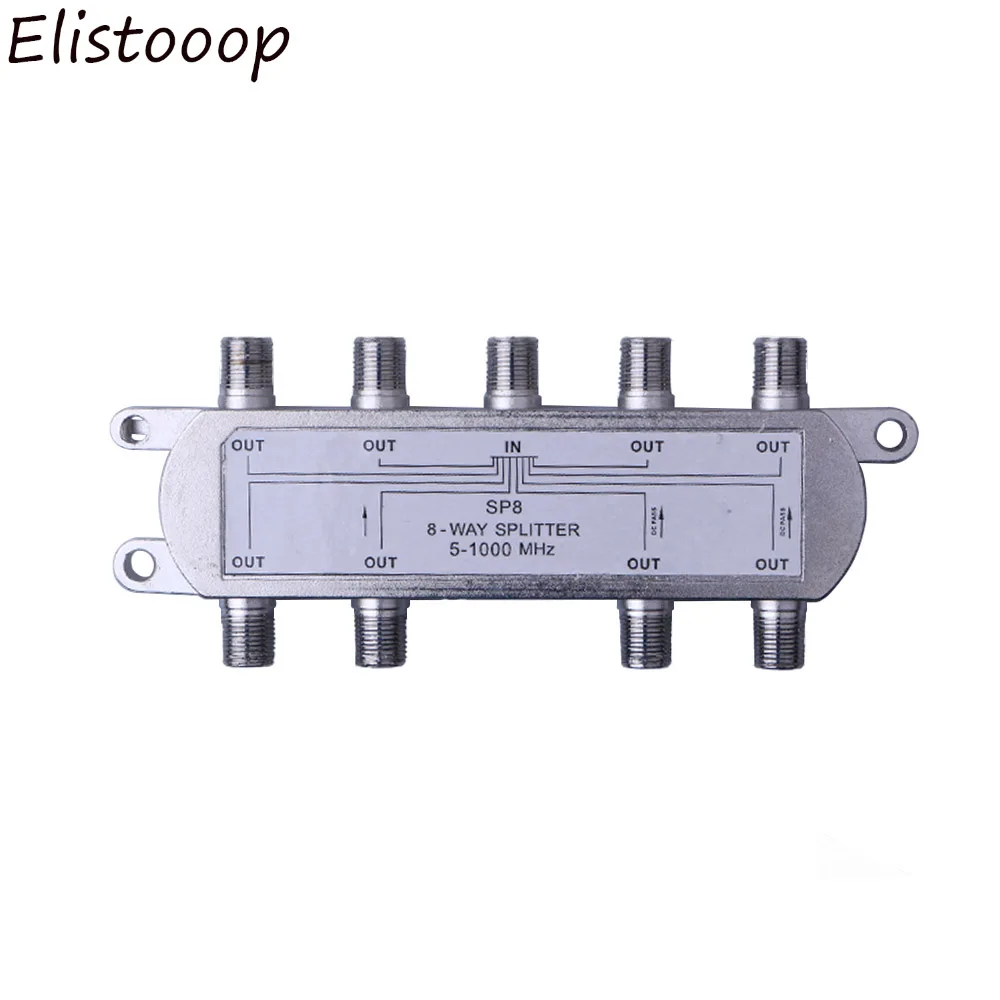 8 Way Port TV Signal Satellite Sat Coaxial Diplexer Combiner Splitter For | Receiver