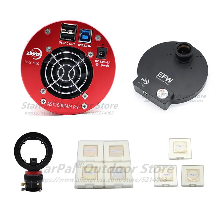 ZWO ASI2600MM Pro KIT + Новый EFW 7*36mm 36mm LRGB Ha SII OIII OAG-L ASI ASI2600 MM 2600 |