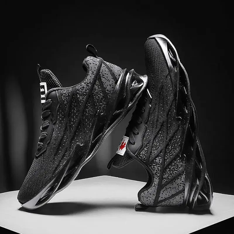 

New Blade Running Shoes for Men Cushioning Damping Outsole Walking Trekking Casual Shoes Summer Running Zapatills Sneakers