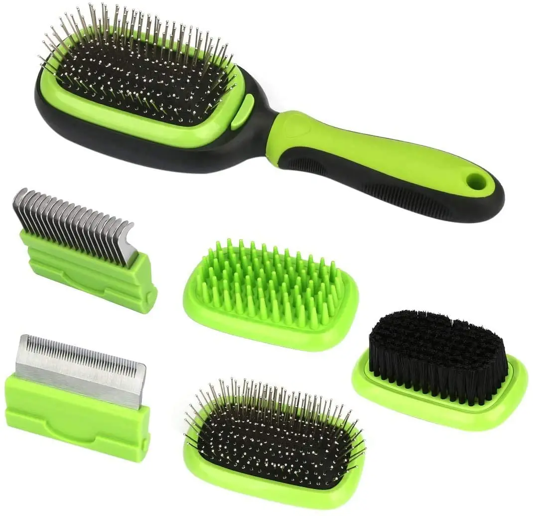 

5 в 1, силиконовая щетка для груминга домашних животных