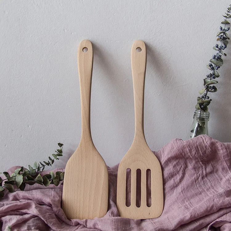 Деревянная лопата искусственная домашнее приготовление пищи с антипригарной