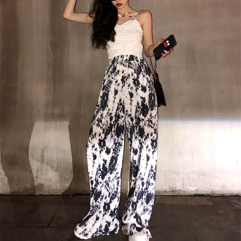 

2022 Spring Summer New Pants Female Students Korean Harajuku Loose Casual Plus Fashion Streetwear Women Goth Sweatpants Trousers